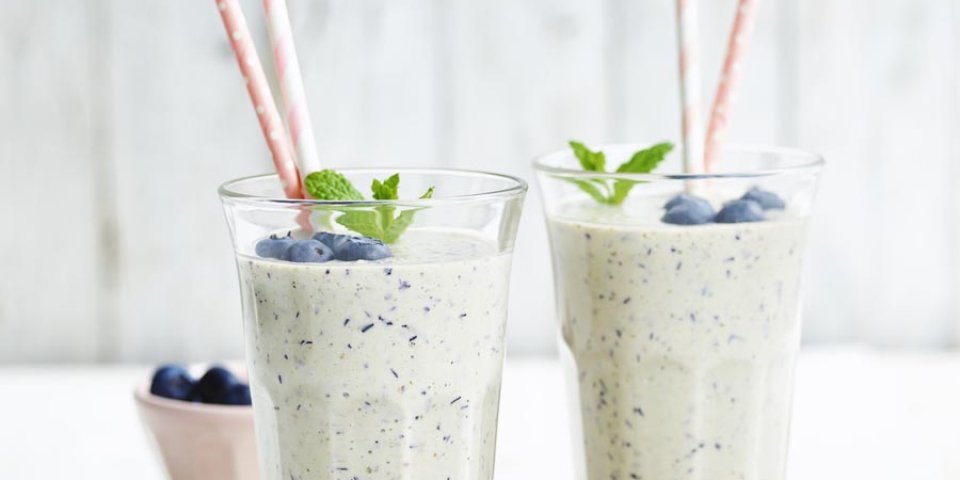 Milkshake pomme-myrtilles Milkshake pomme-myrtilles
