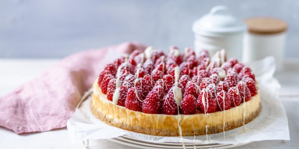 Cheesecake aux framboises