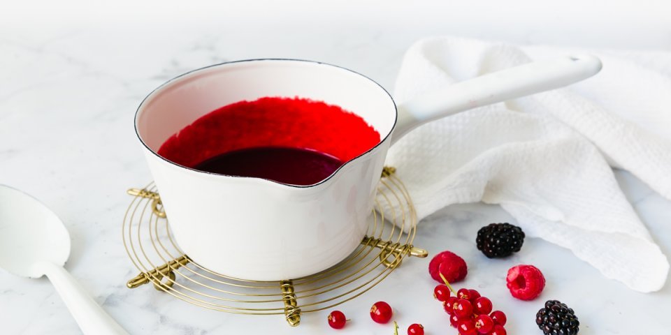 Coulis de fruits rouges