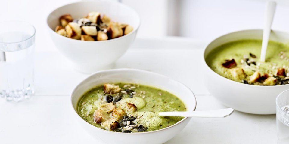 Soupe de courgettes