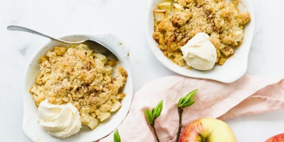 Crumble aux pommes Crumble aux pommes