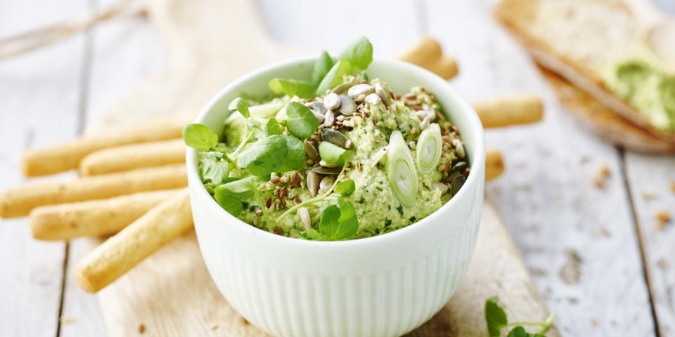 Dip au cresson et aux noix de cajou Dip au cresson et aux noix de cajou