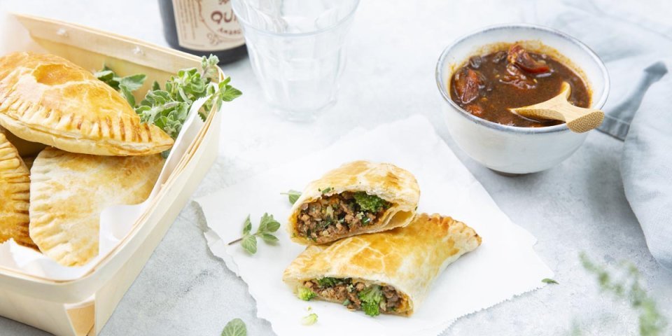 Empanadas au haché et ketchup maison