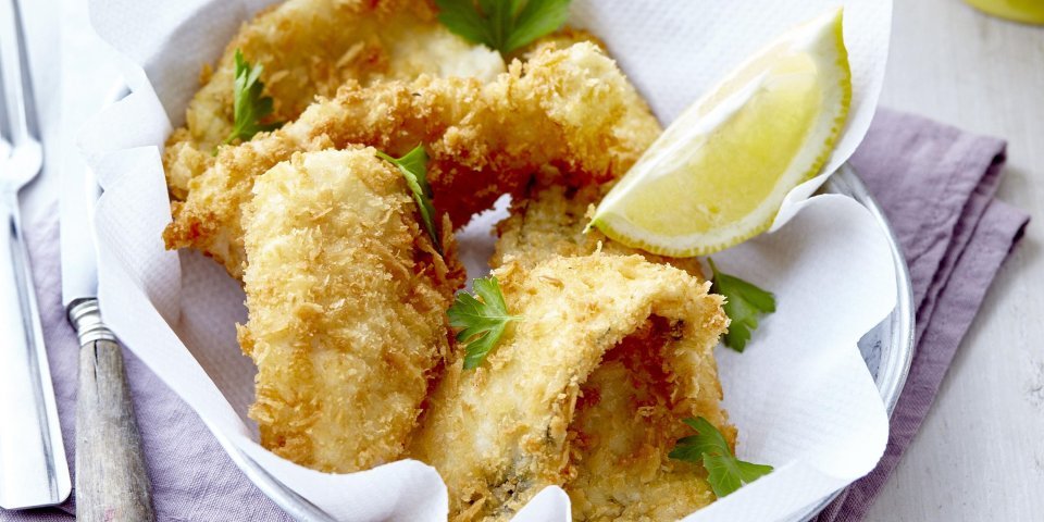 Fishsticks van pladijsfilets