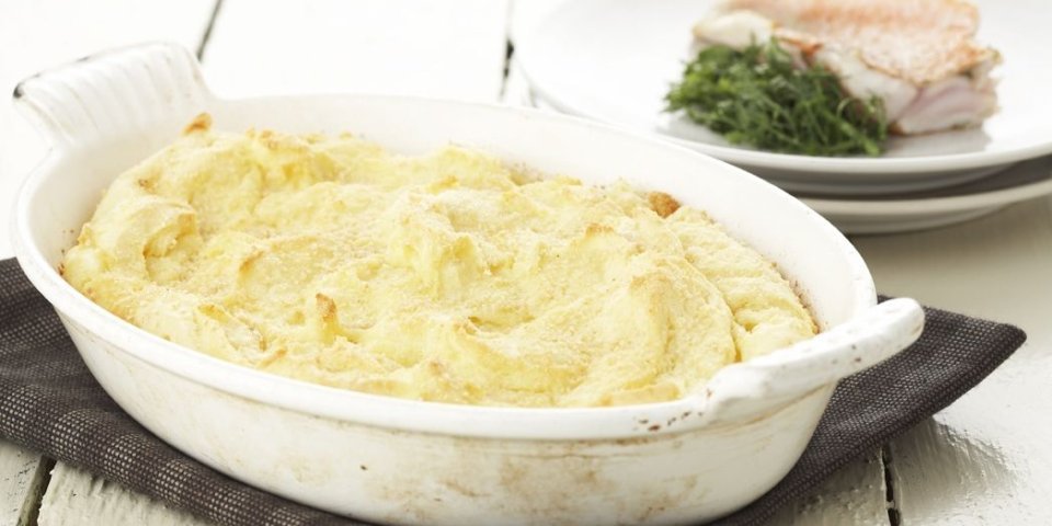 Purée de pommes de terre gratinée