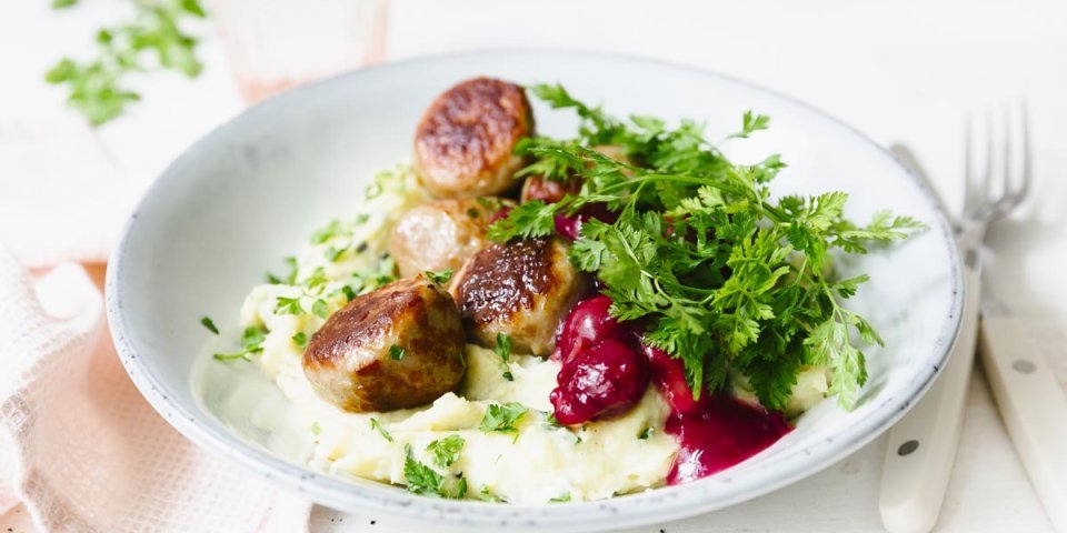 Boulettes hachées aux cerises