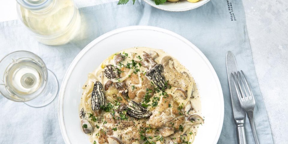Ris de veau à la sauce champignon Ris de veau à la sauce champignon