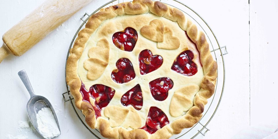 Tarte romantique aux cerises Tarte romantique aux cerises