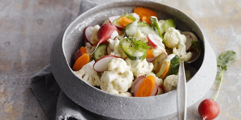 Salade de chou-fleur croquant