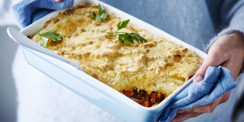 Gratin de pommes de terre à la viande hachée