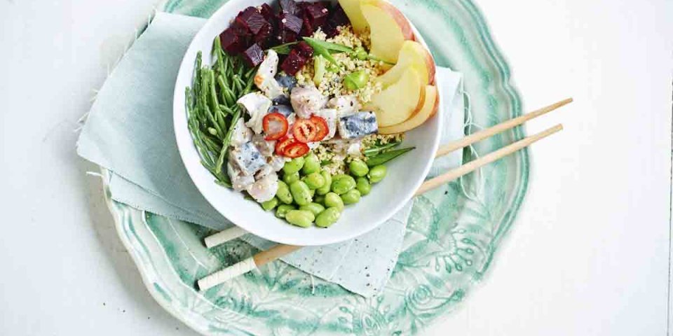 Poke bowl au maquereau Poke bowl au maquereau