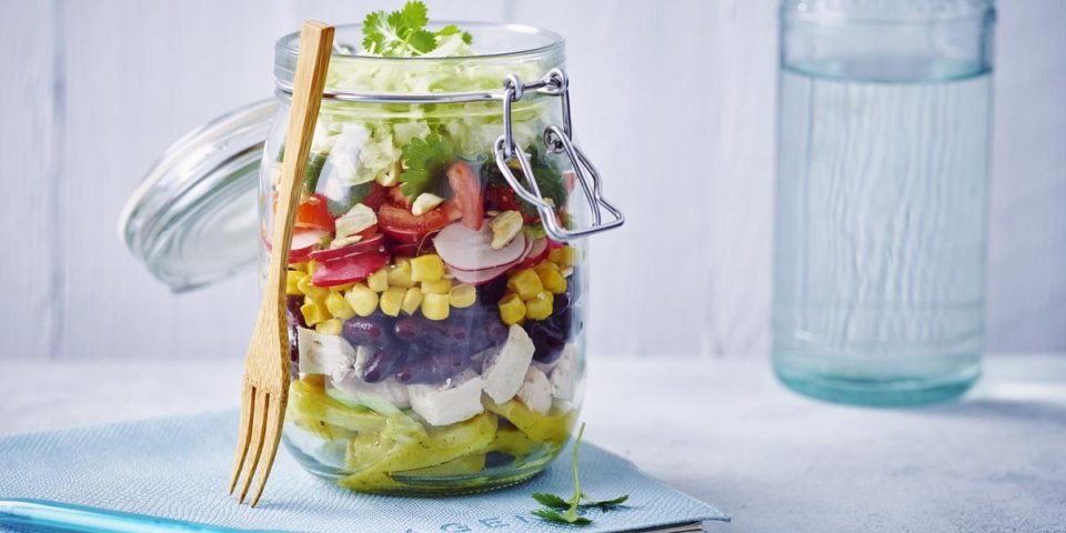 Salad jar