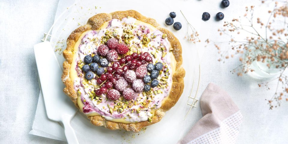 Tarte aux fruits rouges express Tarte aux fruits rouges express