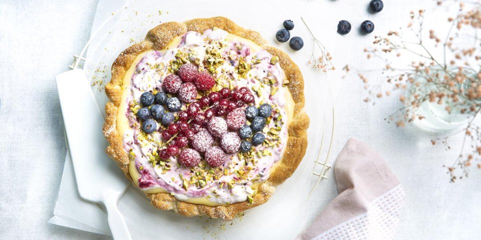 Tarte aux fruits rouges express