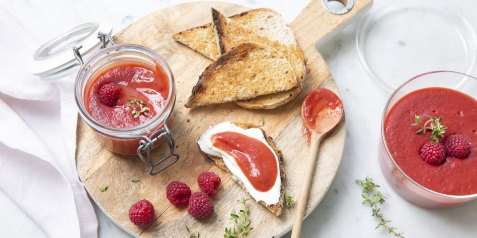 Confiture express non sucrée aux fruits rouges Confiture express non sucrée aux fruits rouges