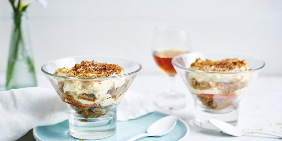 Tiramisu aux pommes et aux spéculoos