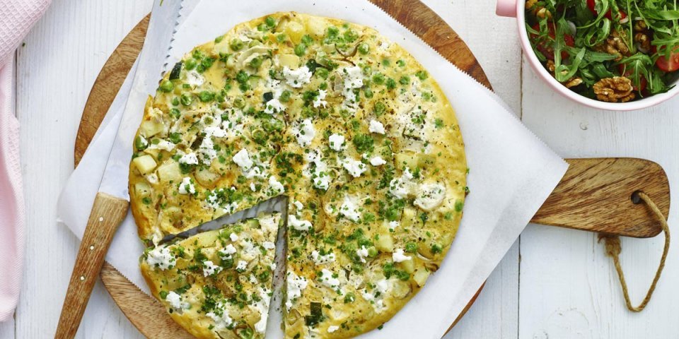 Tortilla aux chicons et chèvre de Flandre au lait cru Tortilla aux chicons et chèvre de Flandre au lait cru