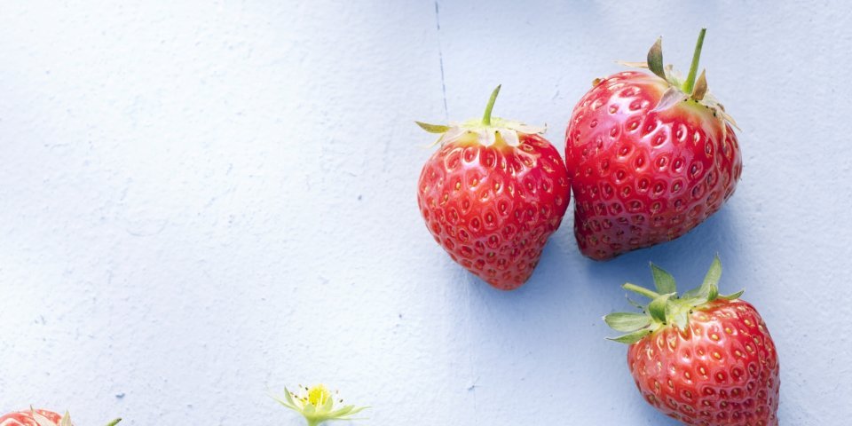 Smoothie d'ananas et fraises