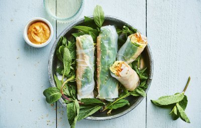 Springrolls met konijn