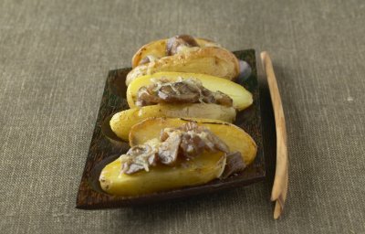 Pommes de terre au four et Châtaignes