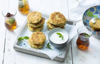 Galettes de pommes de terre et sauce dip express