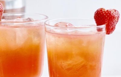 Aardbei-Cointreau cocktail