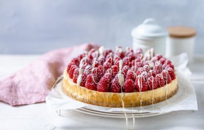 Cheesecake aux framboises