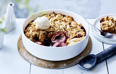 Cobbler aux prunes