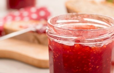 Confiture de fraises-framboises