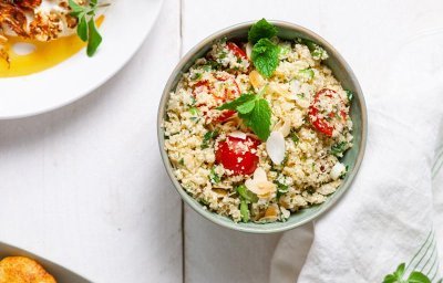 Salade à la semoule de chou-fleur