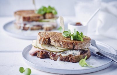 Croque-monsieur à la poire