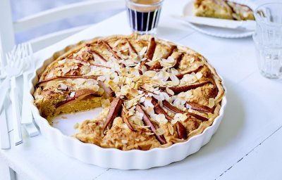 Tarte frangipane aux poires