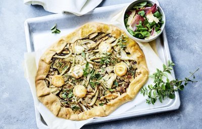 Galette au fenouil et à l’aubergine