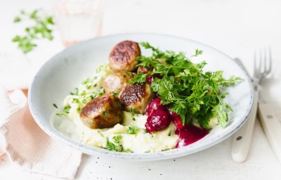 Boulettes hachées aux cerises