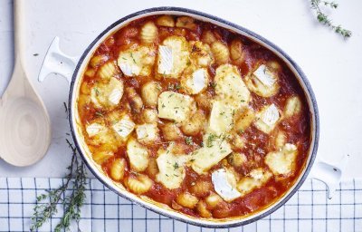 Gnocchi en sauce tomate, champignons, bière et fromage belge