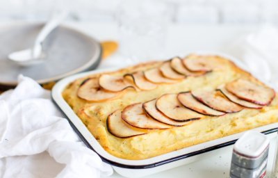 Hachis parmentier avec compote de pommes