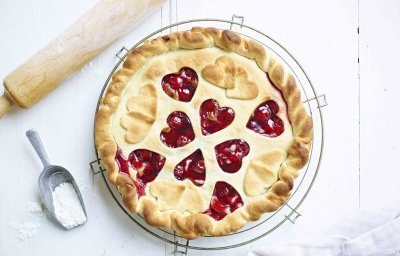 Tarte romantique aux cerises