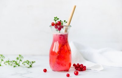Limonade de fruits rouges