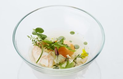 Bouillon van langoustinekoppen