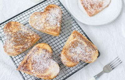 Pancakes en cœur 