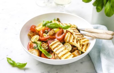 Panzanella au berloumi