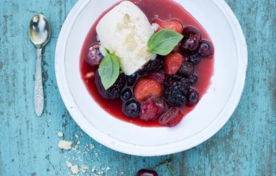 Papillote de fruits rouges à la Kriek