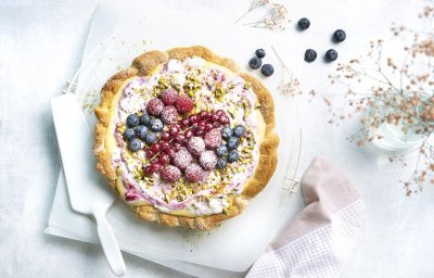 Tarte aux fruits rouges express