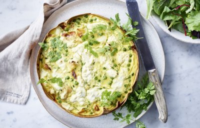 Tarte express à la ricotta et aux légumes 