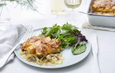 Tartiflette aux chicons et lardons