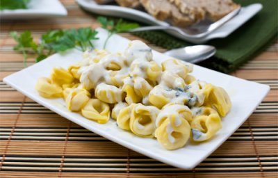 Tortellinis épinards et ricotta aux 4 fromages