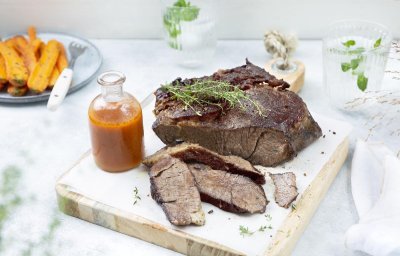 Bœuf cuisson lente aux carottes glacées