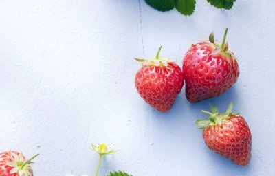 Mousse de fromage blanc et fraises