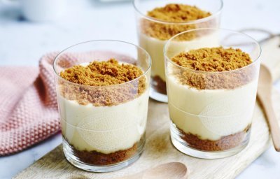 Pudding vanille aux spéculoos 