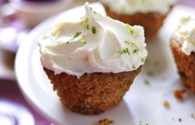 Carrot cupcakes sucrés